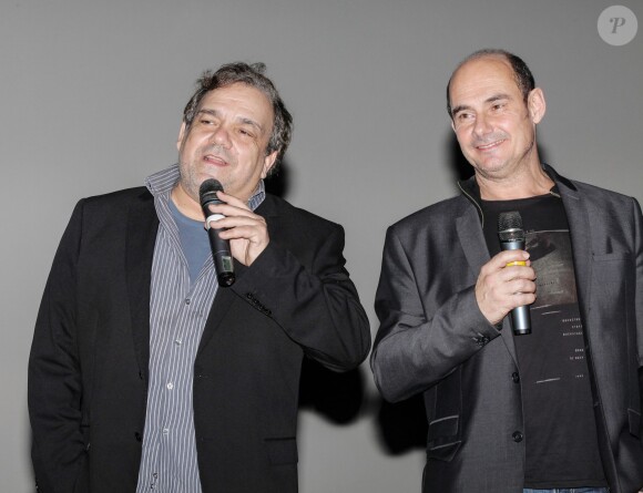 Exclusif - Didier Bourdon, Bernard Campan - Avant-premiere du film "Les Trois frères, le retour" au Kinépolis de Lomme, le 31 janvier 2014.