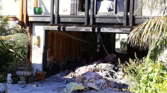 Pierce Brosnan : Des images de sa très chic villa ravagée par les flammes