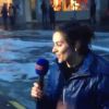 Fanny Agostini le 20 février 2015 à Saint-Malo, sur BFMTV.