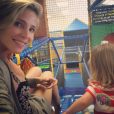  Sur sa page Instagram, Elsa Pataky a ajout&eacute; une photo d'elle avec sa fille India Rose le 15 juillet 2014 