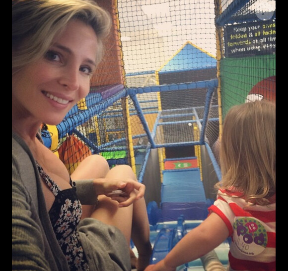 Sur sa page Instagram, Elsa Pataky a ajouté une photo d'elle avec sa fille India Rose le 15 juillet 2014