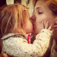  Sur sa page Instagram, Elsa Pataky a ajout&eacute; une photo avec sa fille India Rose le 9 mai 2014 