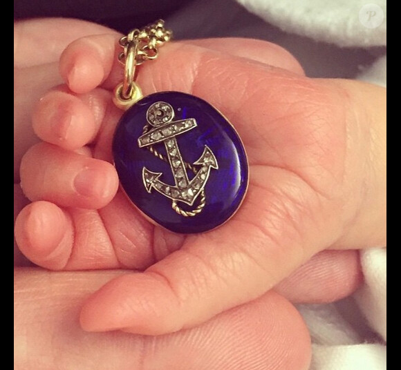 Sur son compte Instagram, David Gardner a ajouté une photo de la main de son fil et révélé son nom : Sailor Gene Gardner, le 20 février 2015