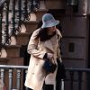 Liv Tyler se promène à New York, le 19 février 2015. L'actrice s'est fait livré des ballons à son domicile. 