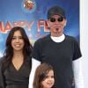 Billy Bob Thornton et sa compagne Connie Angland et leur fille Bella lors de l'avant première du film Happy Feet Two à Hollywood, le 13 novembre 2011