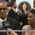 Cérémonie des Oscars - 22 février 2015 : Abderrahmane Sissako et Kessen Tall pour Tibumktu sur le tapis rouge