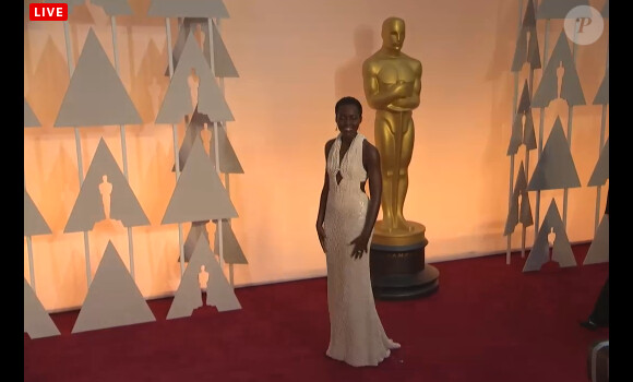 Lupita Nyong'o aux Oscars 2015.