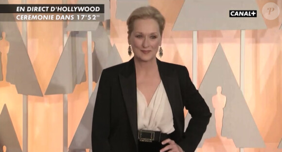 Meryl Streep aux Oscars 2015.
