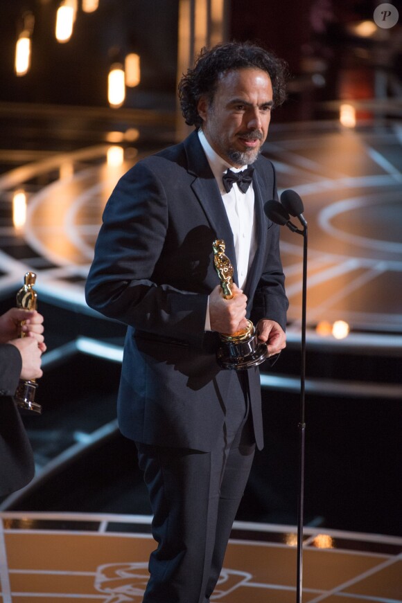 Alejandro G. Iñárritu pendant la 87e cérémonie des Oscars à Los Angeles, le 22 février 2015.