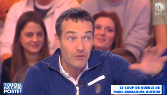 Marc-Emmanuel bouleversé et en colère répond aux polémiques sur Tous Ensemble dans Touche pas à mon poste, sur D8, le lundi 23 février 2015