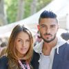 Vanessa Lawrens et Julien Guirado - Arrivée du 15e Rallye des Princesses à Saint-Tropez le 5 juin 2014.