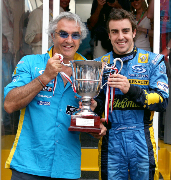Fernando Alonso et Flavio Briatore au Grand Prix de Monte-Carlo, le 28 mai 2006.