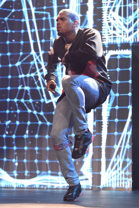 Chris Brown en concert au BB&T Center à Sunrise. Le 12 février 2015.