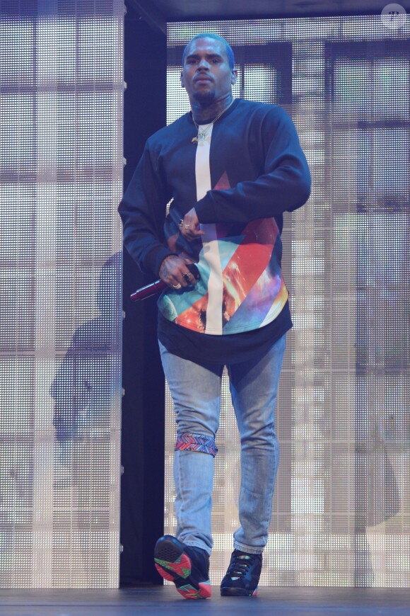 Chris Brown en concert au BB&T Center à Sunrise. Le 12 février 2015.