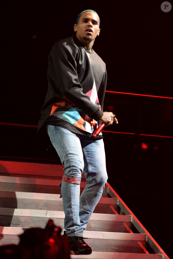 Chris Brown en concert au BB&T Center à Sunrise. Le 12 février 2015.