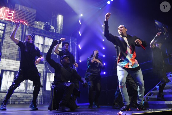 Chris Brown en concert au BB&T Center à Sunrise. Le 12 février 2015.