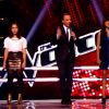Battle entre Awa Sy et Fanny Mendes dans The Voice 4 sur TF1, le samedi 28 février 2015