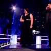 Yoann et Mathilde en battle dans The Voice 4 sur TF1, le samedi 28 février 2015