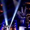 Battle de Fabien Cornelius et Come dans The Voice 4 sur TF1, le samedi 28 février 2015