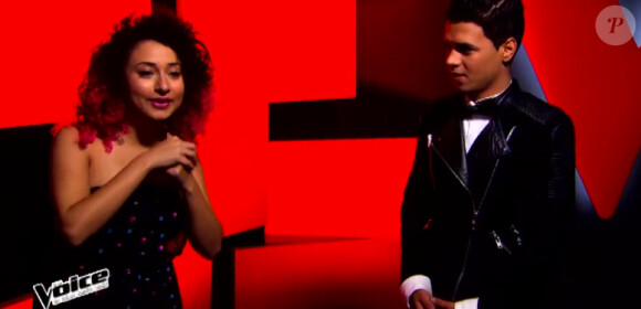 Dalia et Yann'sine continuent l'aventure dans The Voice 4, sur TF1, le samedi 28 février 2015