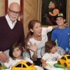 Céline Dion fête les 3 ans de ses jumeaux Nelson et Eddy, en 2013. Photo postée sur Facebook le 27 février 2015