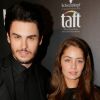 Baptiste Giabiconi, Marie-Ange Casta, Karl Lagerfeld - Soirée "Giabiconistyle.com opening" au Vip Room à Paris le 28 février 2015