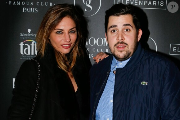 Ariane Brodier, Artus - Soirée "Giabiconistyle.com opening" au Vip Room à Paris le 28 février 2015