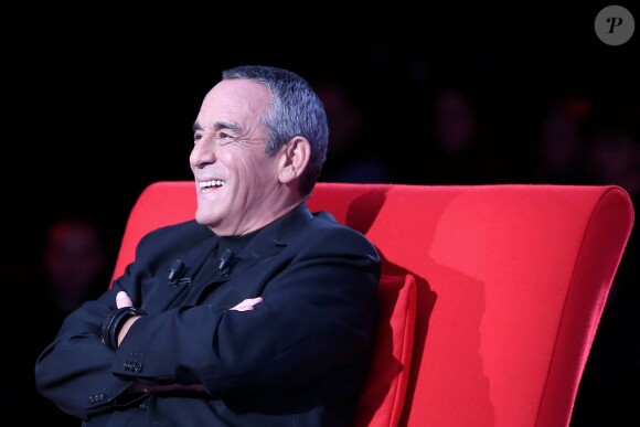Exclusif - Enregistrement de l'émission Le Divan présentée par Marc-Olivier Fogiel, avec Thierry Ardisson en invité, le 31 janvier 2015.