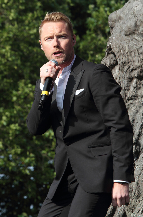 Ronan Keating du groupe Boyzone lors du British Summer Time Festival au Hyde Park à Londres, le 13 juillet 2014. 