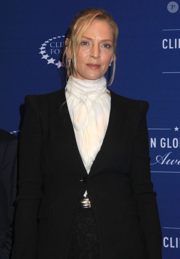 Uma Thurman à la 8e soirée annuelle "Clinton Global Citizen Awards And CGCA" à New York, le 21 septembre 2014.