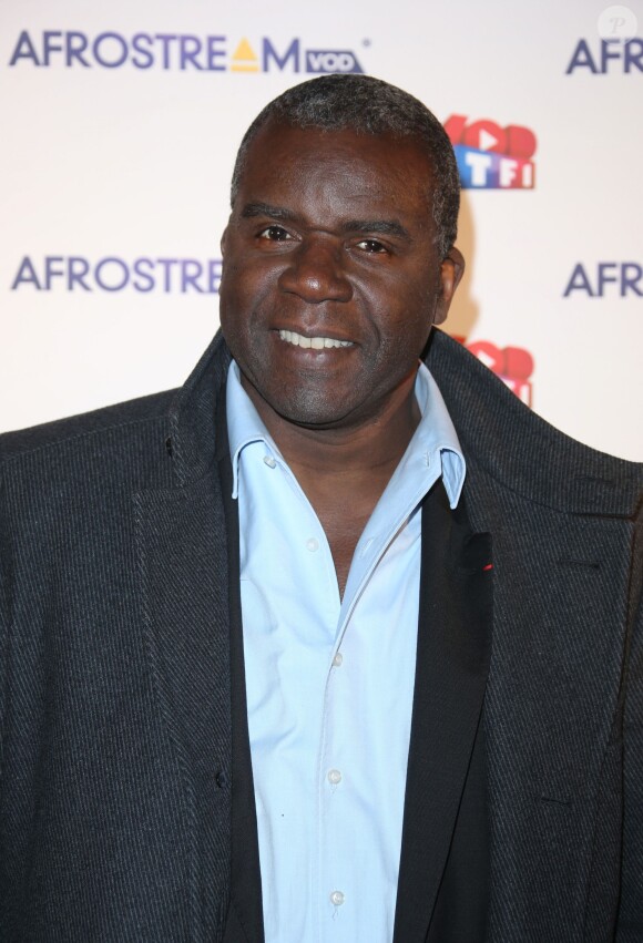 Jacques Martial assiste au lancement du label AfrostreamVOD chez TF1 à Boulogne-Billancourt, le 4 mars 2015.