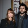 Axelle Laffont et son compagnon Cyril Paglino à l'inauguration de l'hôtel "Sofitel Paris le Faubourg" à Paris le 5 mars 2015.