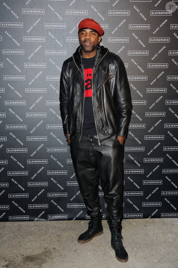 Le rappeur Benji assiste à la soirée Fashion Week d'Eleven Paris au Comptoir Général. Paris, le 5 mars 2015.