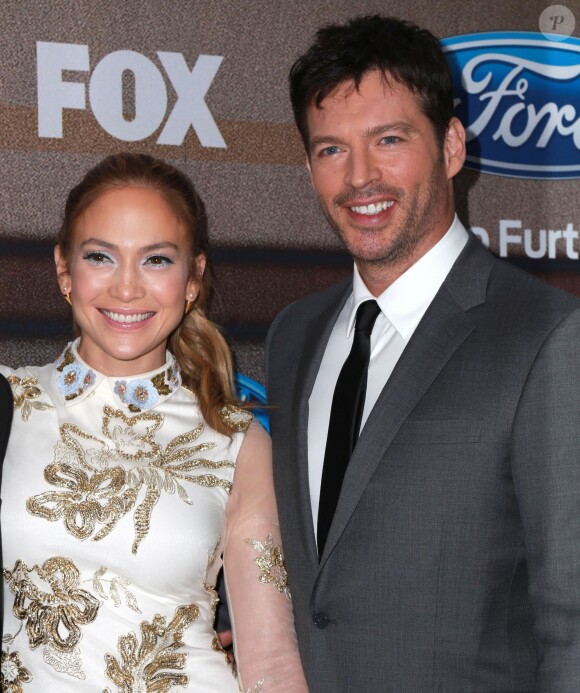 Jennifer Lopez, Harry Connick Jr. à la Soirée "American Idol XIV Finalist Party" à Los Angeles, le 11 mars 2015.