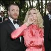 Madonna et Guy Ritchie à la soirée AMFAR à mougins lors du festival de cannes, le 22 mai 2008