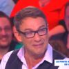 Julien Courbet en plein fou rire pendant Touche pas à mon poste sur D8, le jeudi 12 mars 2015.