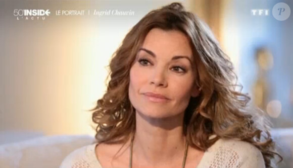 Ingrid Chauvin, en interview pour l'émission 50 Minutes Inside sur TF1, le samedi 14 mars 2015.