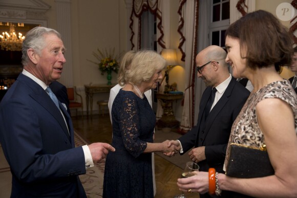 Le prince Charles et Camilla Parker-Bowles ont rencontré l'ambassadeur des Etats-Unis au Royaume-Uni Matthew Barzun et sa femme Brooke Barzun lors d'une soirée donnée en l'honneur des Américains vivant et travaillant au Royaume-Uni à la résidence de l'ambassadeur des Etats-Unis à Londres, le 9 mars 2015.