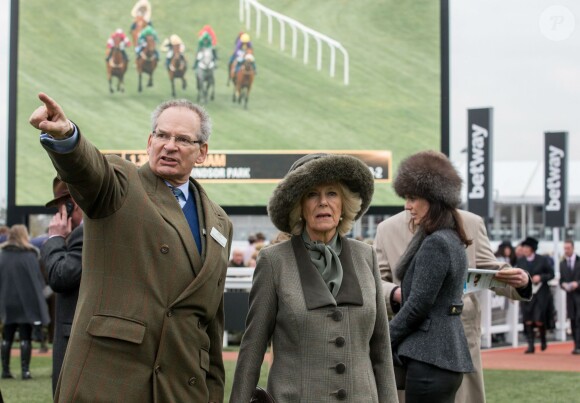Camilla Parker-Bowles au festival de Cheltenham le 11 mars 2015