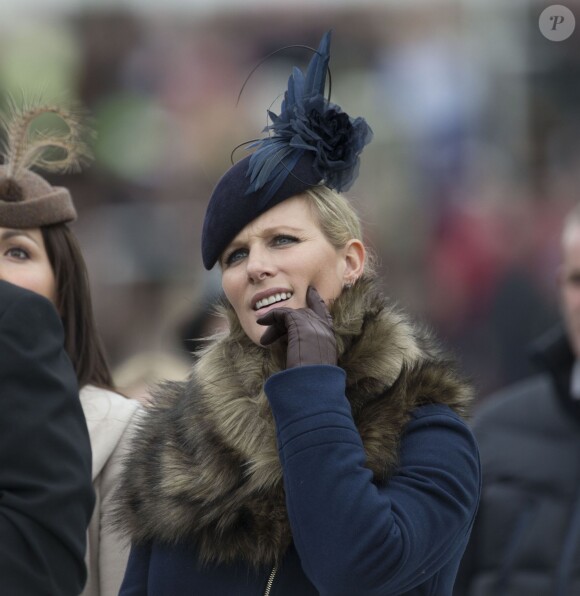 Zara Phillips au Festival de Cheltenham le 12 mars 2015.
