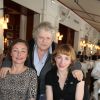 Exclusif - Josée Dayan, Catherine Frot et Julie Depardieu déjeunent ensemble pour préparer le tournage de "La tueuse caméléon", une fiction pour France 2 au restaurant Fouquet's à paris le 18 mars 2015