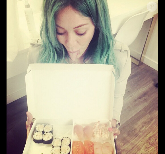 Hilary Duff a ajouté une photo à son compte Instamgram, le 19 mars 2015
