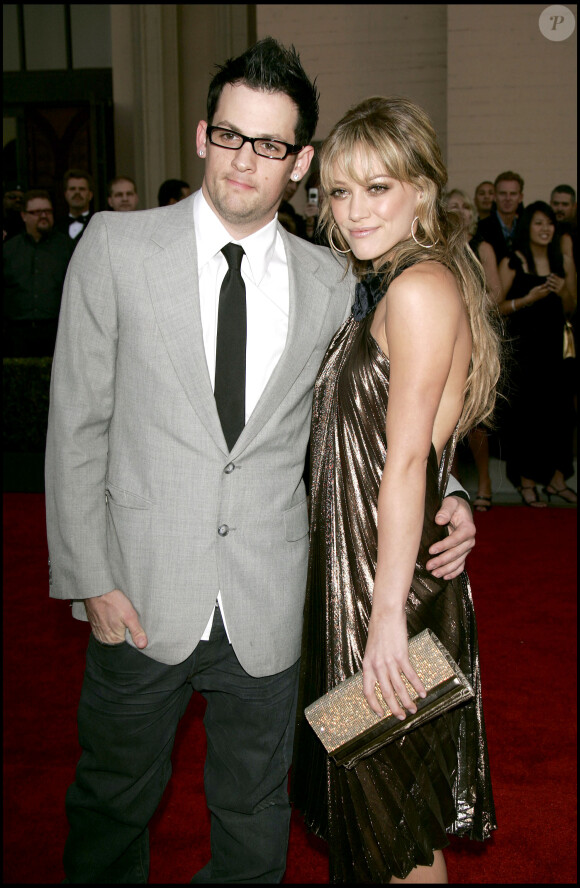 Joel Madden et Hilary Duff lors des 33eme American Music Awards, le 22 novembre 2005