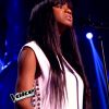 Awa Sy lors de l'épreuve ultime dans The Voice 4, ce samedi 21 mars 2015, sur TF1