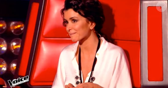 Jenifer lors de l'épreuve ultime dans The Voice 4, ce samedi 21 mars 2015, sur TF1