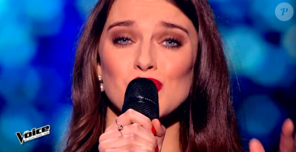 Trudy lors de l'épreuve ultime dans The Voice 4, ce samedi 21 mars 2015, sur TF1