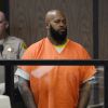 Suge Knight en comparution au tribunal de Compton. Le 3 février 2015.
