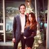 Noureen DeWulf et son mari sur Instagram, le 1er janvier 2015