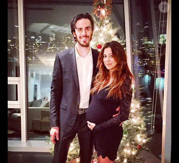 Noureen DeWulf et son mari sur Instagram, le 1er janvier 2015