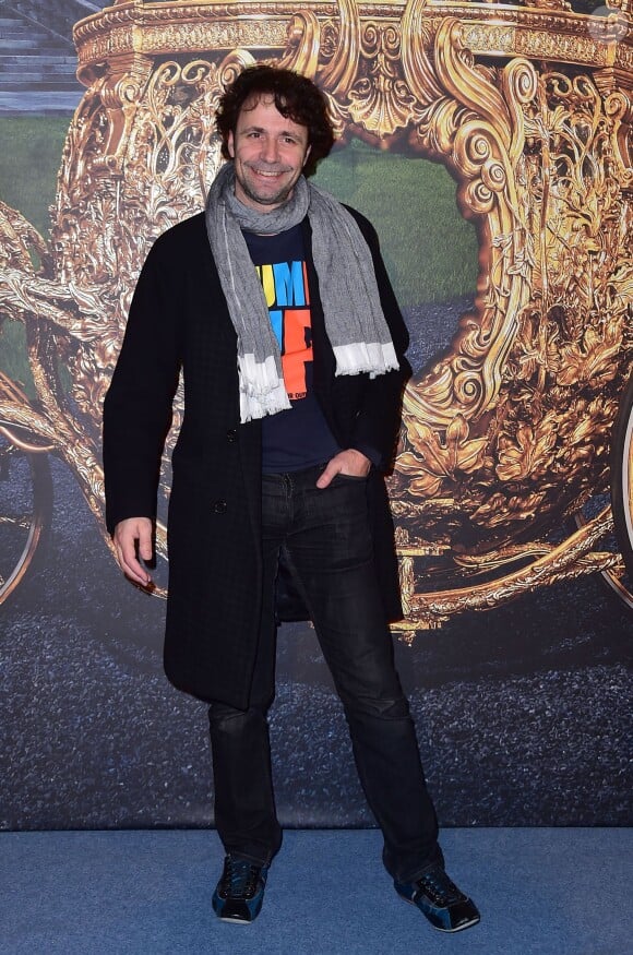 Christophe Carrière de Touche pas à mon poste assiste à l'avant-première du film Cendrillon au Grand Rex à Paris le 22 mars 2015.